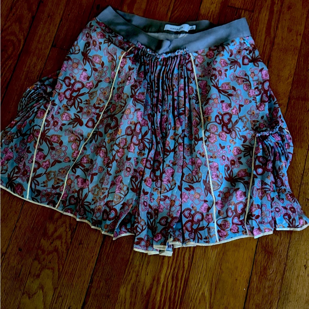 Floral COACH skirt
